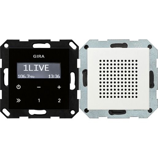 Gira UNTERPUTZ-RADIO RDS SYSTEM 55 / GIRA 228027 RWS MATT 228027