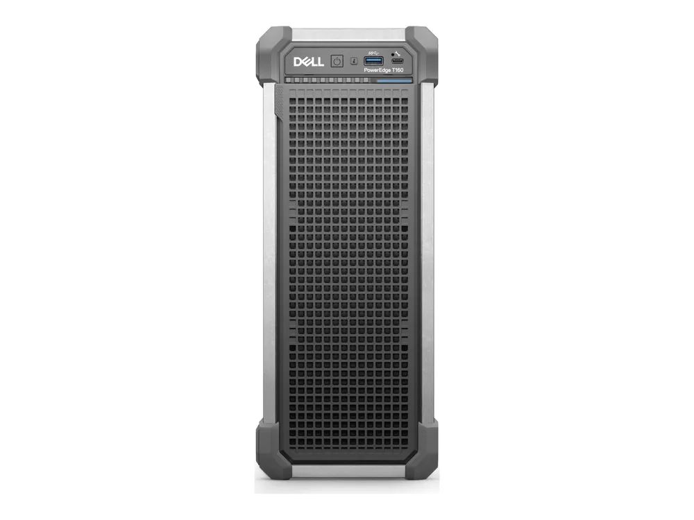 Dell PowerEdge T160 - Server - Compact Tower - 1-Weg - 1 x Xeon 6315P / 2.8 GHz - RAM 16 GB - HDD 2 TB - G200eW - 1GbE - kein Betriebssystem - Monitor: keiner - Schwarz - BTP - Dell Smart Selection, Dell Smart Value - mit 3 Jahre Basis Vor-Ort (DE - 