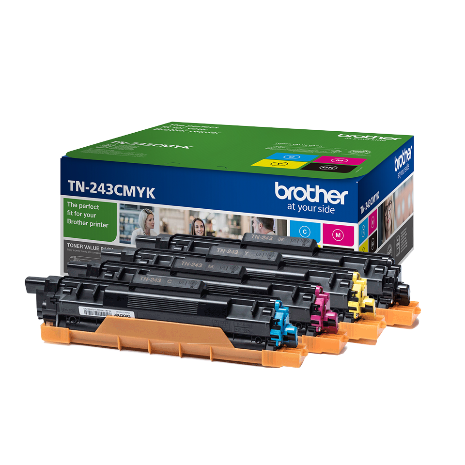 Brother TN243CMYK Value Pack - 4er-Pack - Schwarz, Gelb, Cyan, Magenta