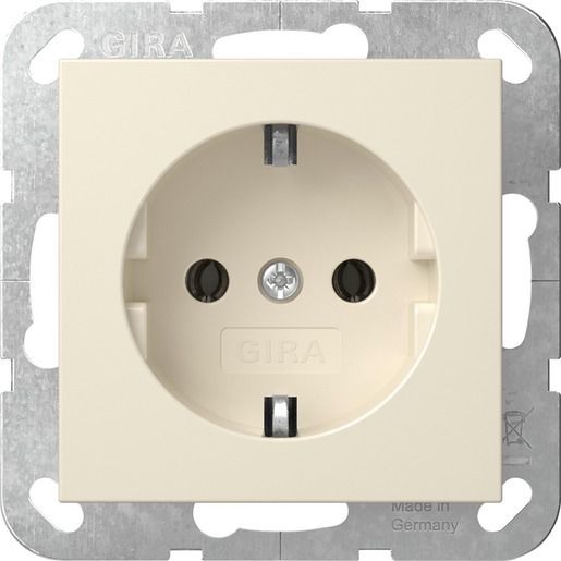 Gira SCHUKO SYSTEM 55 CREMEWEIß / GIRA 418801 SYSTEM 55 418801