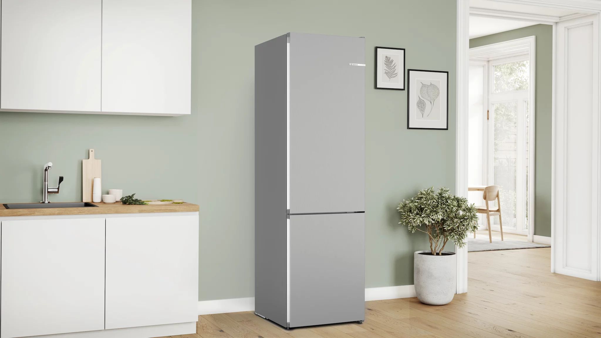 Bosch KGN392LAF Free-standing fridge-freezer