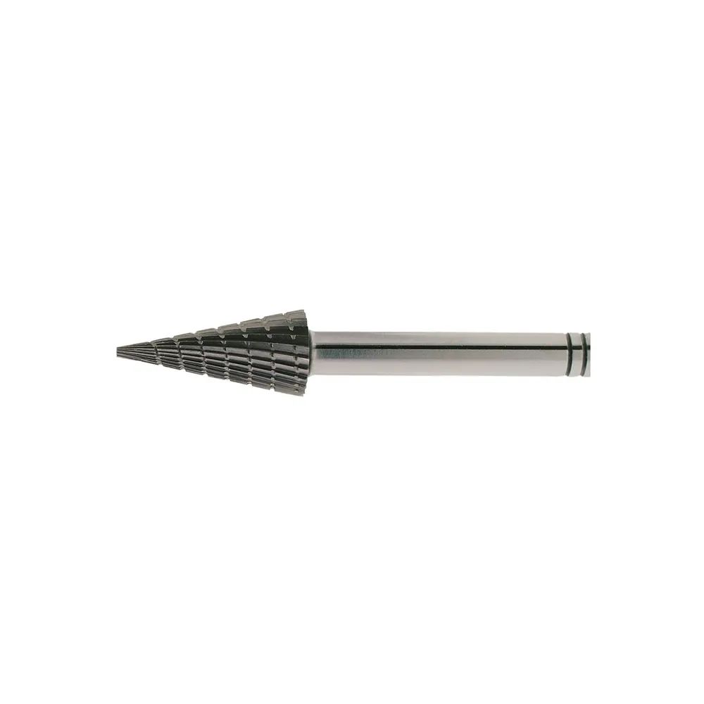 LUKAS HSS-Frässtift Form M Spitzkegel Kopf ø 6 mm Länge 18 mm Zahnung 3