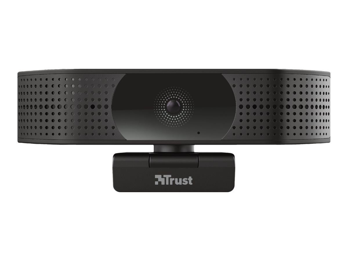 Trust Teza 4K Ultra HD Streaming-Webcam Autofokus Dual-Mikrofon Dreibeinstativ incl