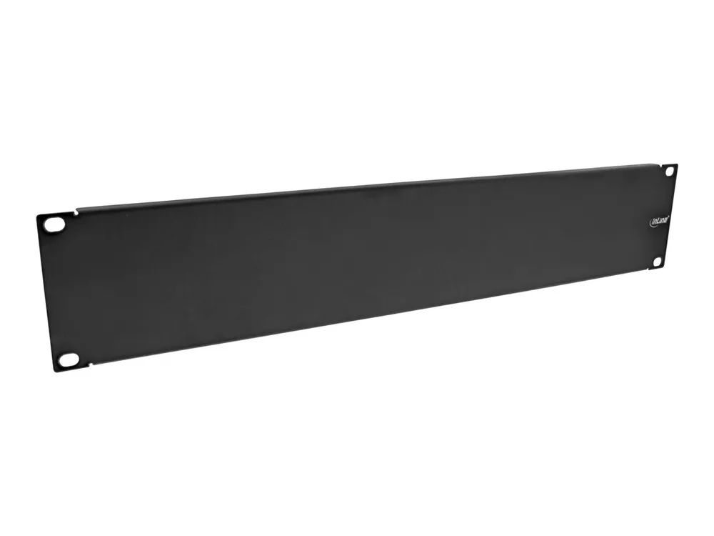 InLine 19" Blindplatte - 3HE - RAL 9005 schwarz