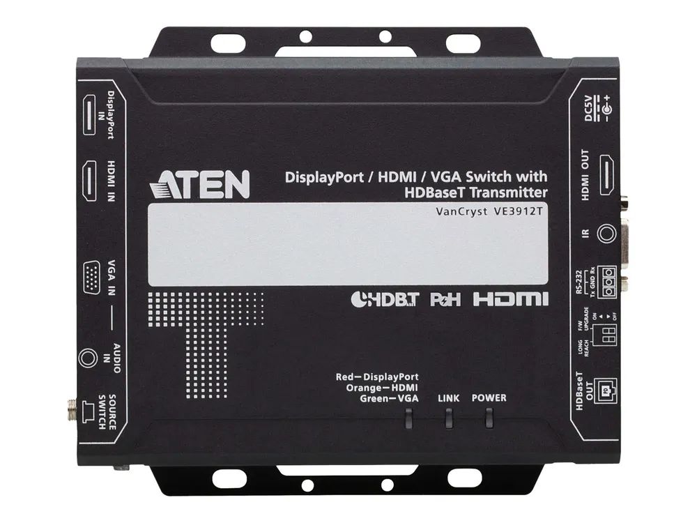 ATEN VE3912T - Video-, Audio-, Infrarot- und