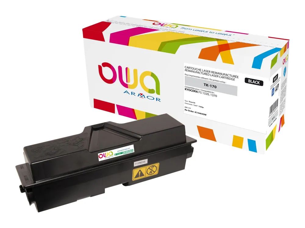 Armor OWA - Schwarz - kompatibel - wiederaufbereitet - Tonerpatrone (Alternative zu: Kyocera TK-170)