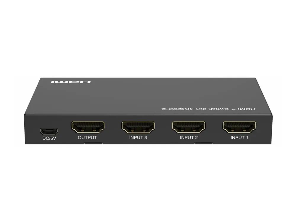 MicroConnect Switch - Fernbedienung - 3 x HDMI