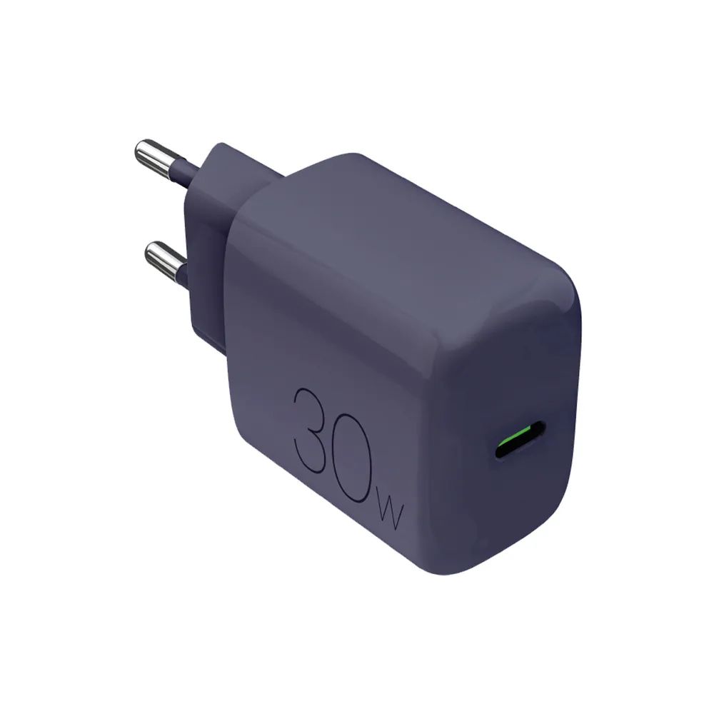 PURO Netzlader, 1x USB-C PD, 30W schwarz
