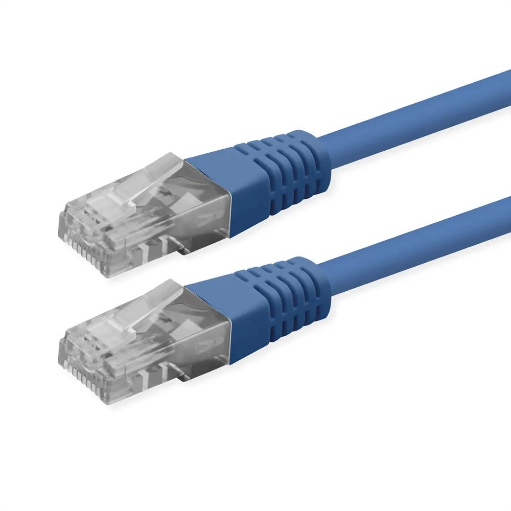 ROLINE Patchkabel Cat.6 (Class E), UTP, PoE, blau, 3 m