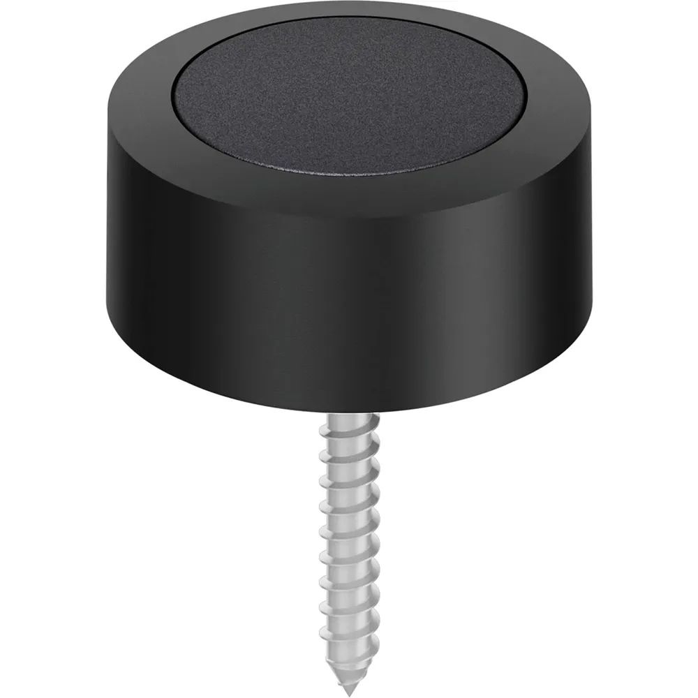 FSB Bodentürpuffer 38 3878 ø 48 mm, Höhe 24 mm, Aluminium schwarz matt