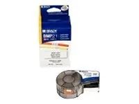 Brady Corporation Brady B-499 - Nylontuch - matt - permanenter Acrylklebstoff - Schwarz auf Weiß - Rolle (0,95 cm x 4,9 m)