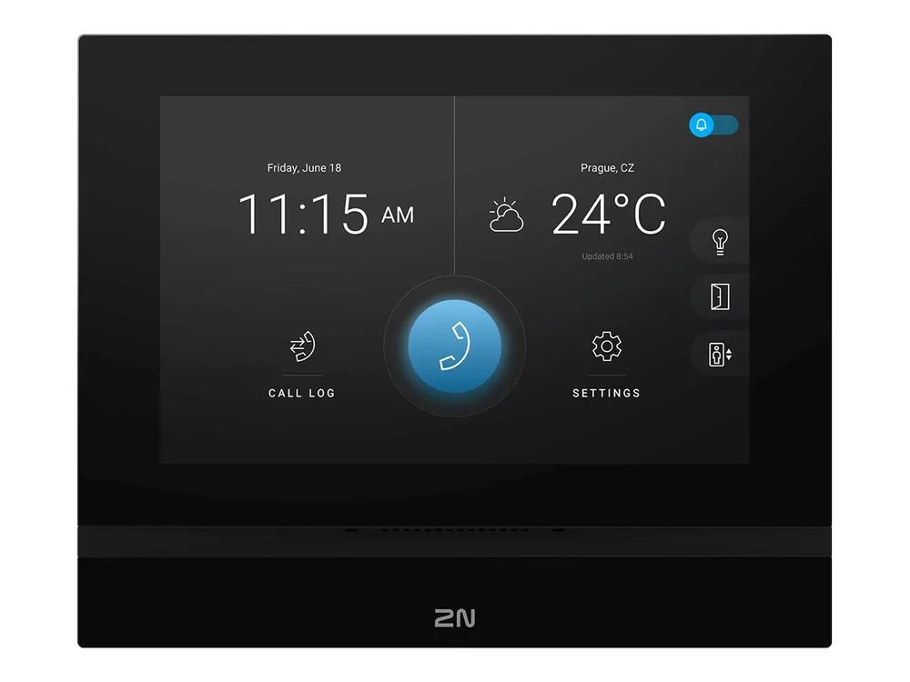 2N Telecommunications Indoor View Innenstation mit WLAN schwarz