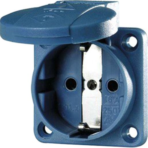 Mennekes SCHUKO-ANBAUSTECKD.BL 230V-16A / MENNEK 11011 STECKKLEMME AM 11011