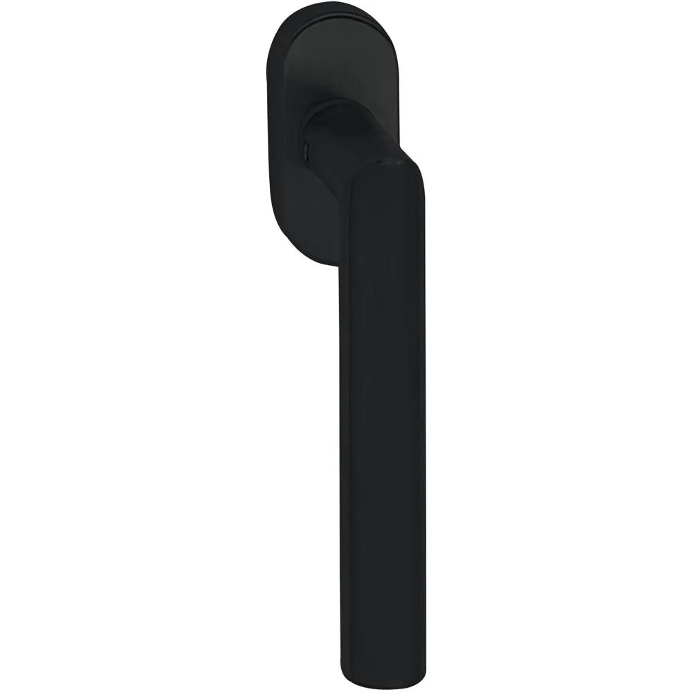 MARCHESI Fenstergriff GEHRUNG, Rastung, 7 x 42 mm, Edelstahl schwarz matt