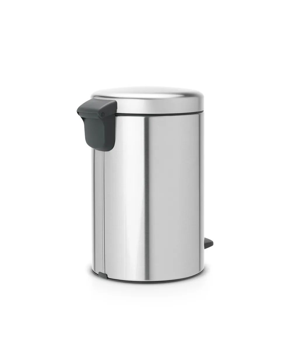 Brabantia NewIcon Treteimer, 12L - Matt Steel Fingerprint Proof