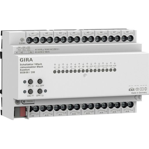 Gira SCHALT-/JAL.AKTOR 16F/8F 16 A / GIRA 503800 KOMFORT 503800