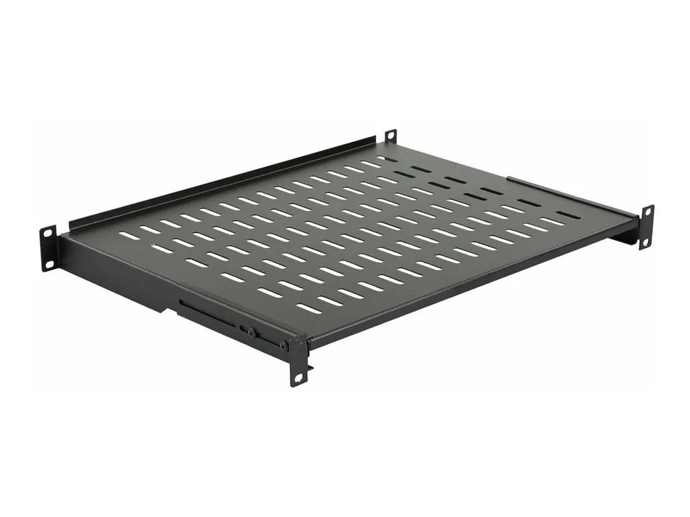Lanview by Logon - Rack - Regal - Schrankmontage - Schwarz, RAL 9005 - 1U - 48.3 cm (19")