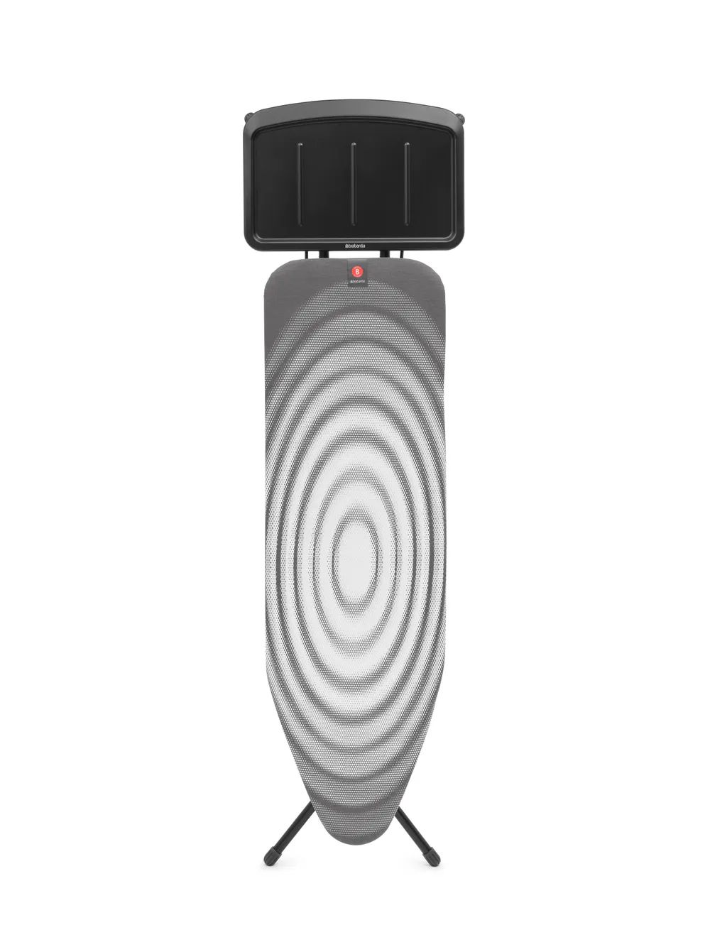 Brabantia Bügeltisch B, 124x38cm, Dst-Ablage Solid - Titan Oval