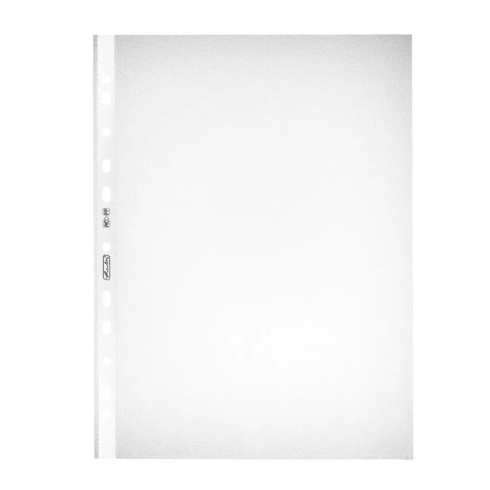 herlitz Prospekthülle, A4, genarbt 100er Packung