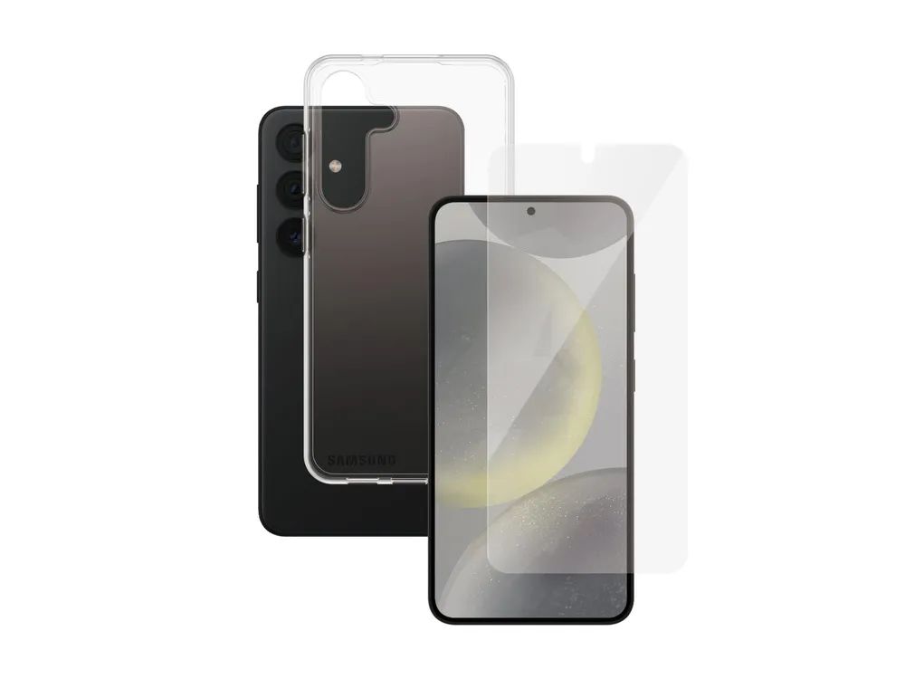 PanzerGlass SAFE. by PanzerGlass - 2-in-1 Schutzpacket - hintere Abdeckung für Mobiltelefon - Thermoplastisches Polyurethan (TPU)