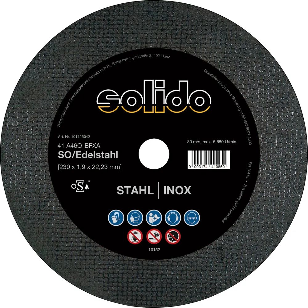 SOLIDO Trennscheibe gerade 230 x 1.9 mm 2in1 dünn