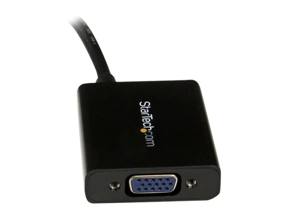 StarTech.com DVI-D auf VGA Aktives Video Adapter/ Konverter Kabel - DVI zu VGA Wandler Box Stecker / Buchse - 1920x1200 - 1080p - Videoadapter - DVI-D, Mikro-USB Typ B (nur Strom)