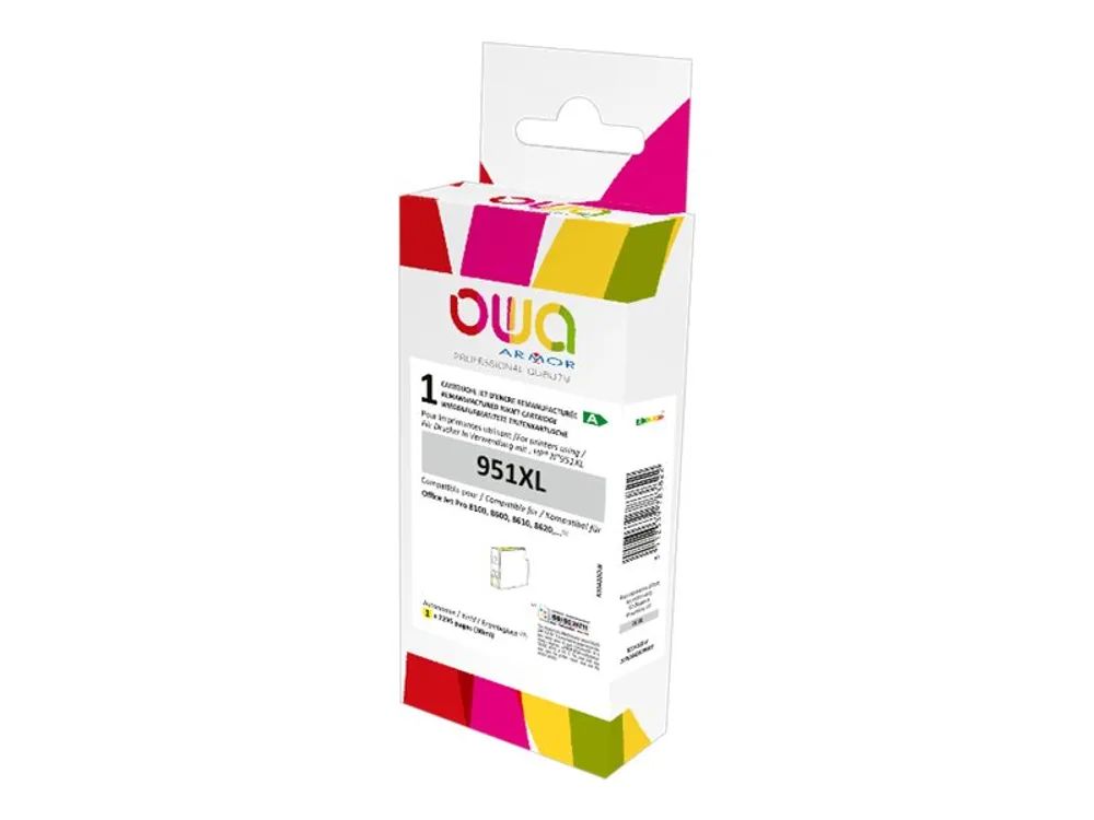 Armor OWA - 30 ml - Gelb - kompatibel - Box - wiederaufbereitet - Tintenpatrone (Alternative zu: HP 951XL)