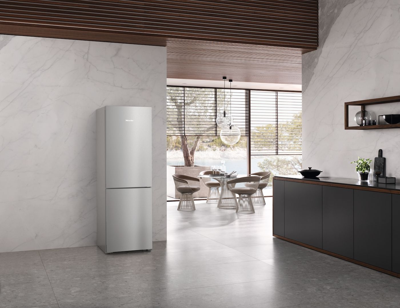 Miele KFN 4375 DD el freistehende Kühl-Gefrierkombination