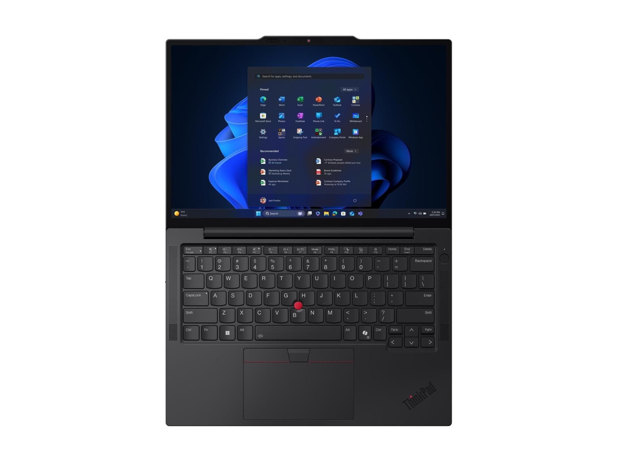 Lenovo ThinkPad X13 Gen 6 21RK - 180°-Scharnierdesign - Intel Core Ultra 7 255U - Win 11 Pro - Intel Graphics - 32 GB RAM - 1 TB SSD TCG Opal Encryption 2, NVMe, Performance - 33.8 cm (13.3")