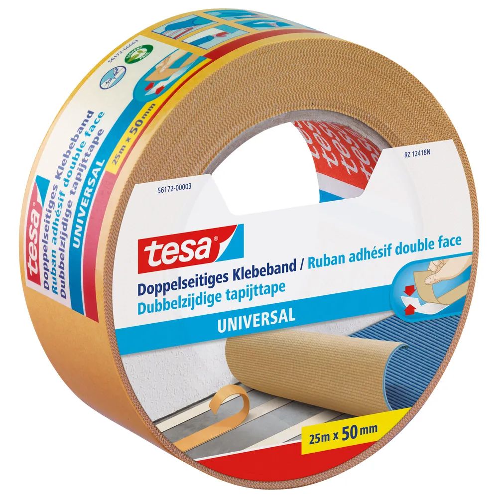 Tesa Doppelseitiges Klebeband - 50 mm x 25