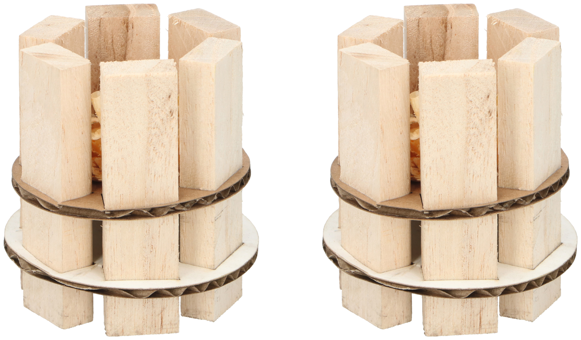 Edco Feueranzünder Holz 2er Pack