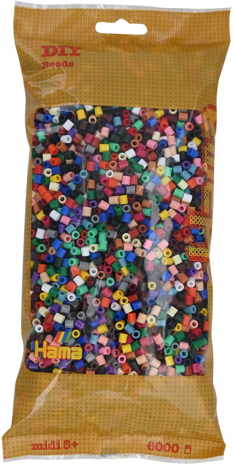 Malte Haaning Plastic A/S HAMA Perlen bunt 6.000 Stück