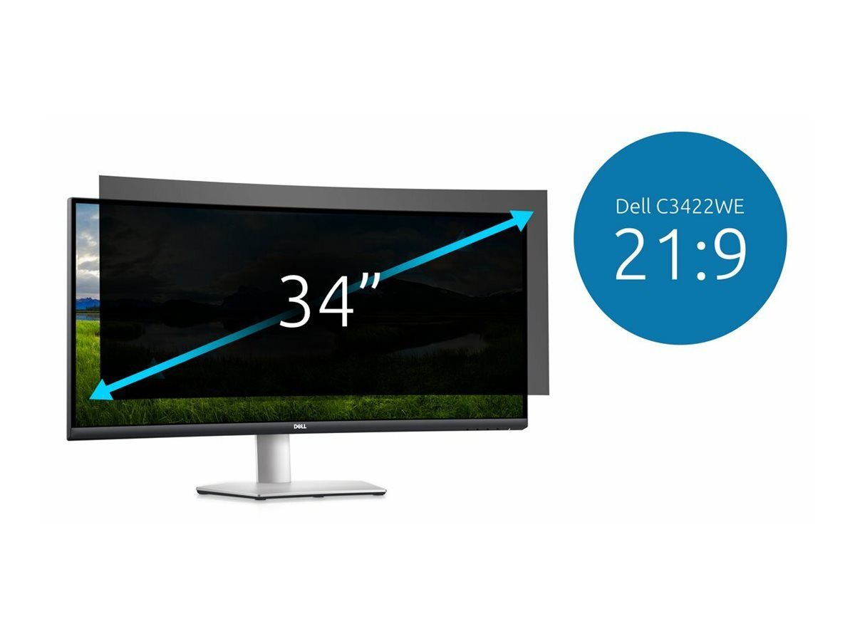 Kensington Blickschutzfilter für Bildschirme - 2-Wege - entfernbar - 86.36 cm (34")