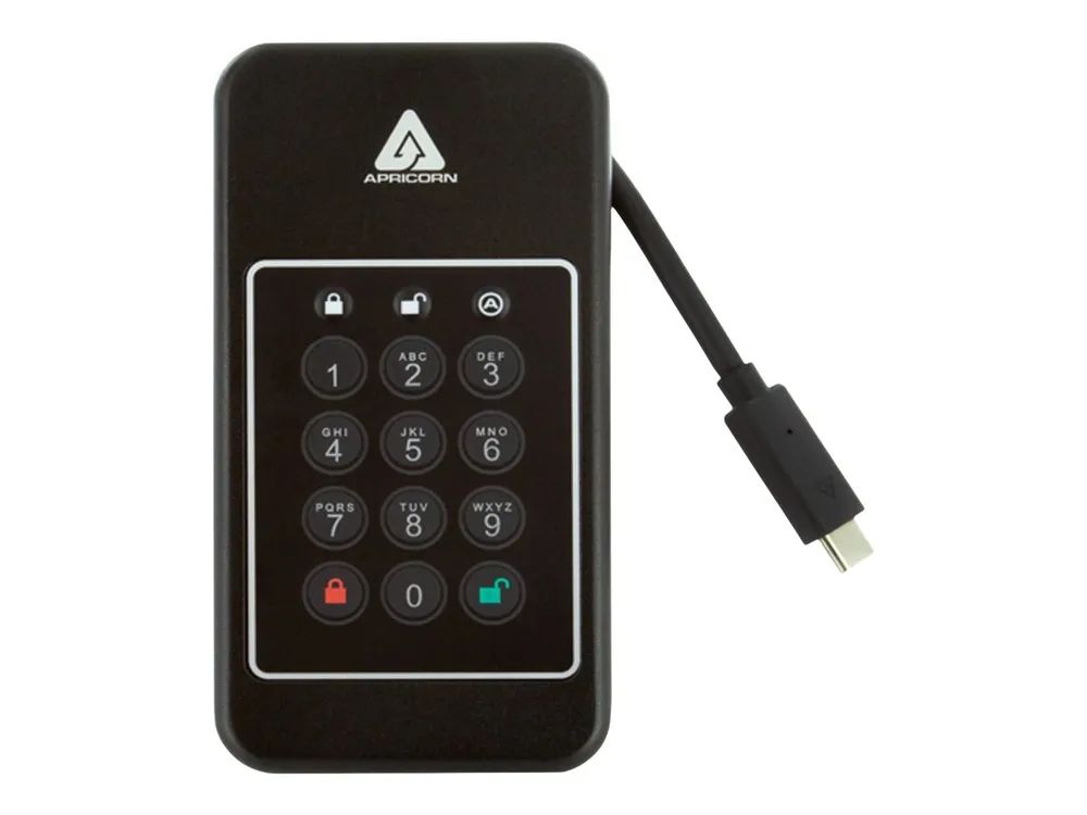 Apricorn Aegis NVX - SSD - verschlüsselt - 2 TB - extern (tragbar)