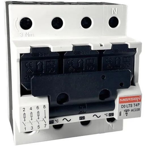 Mersen D02LASTTRENNS.3+NP.DREHFELDANZ / MERSEN T4P 63A O.SI K1213926