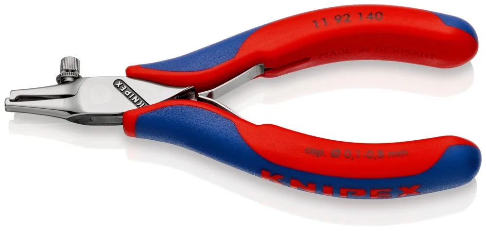 KNIPEX Elektronik-Abisolierzange mit Mehrkomponenten-Hüllen 140 mm