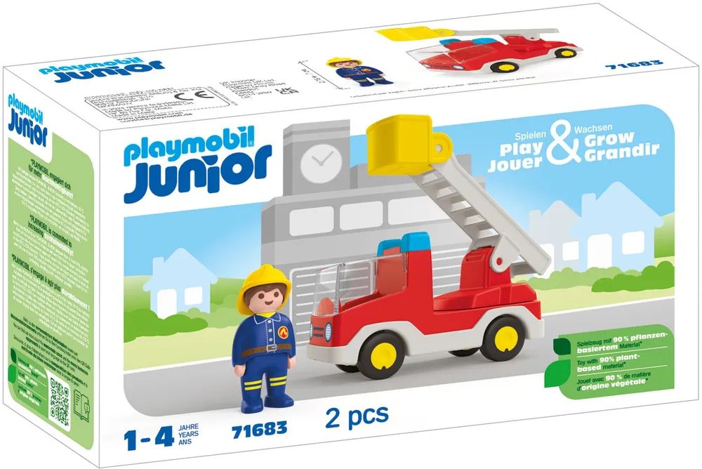 geobra Brandstätter Stiftung & Co.K JUNIOR: Feuerwehrleiterfahrzeug
