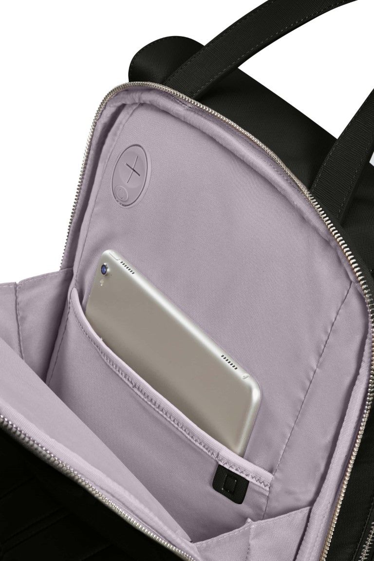 SAMSONITE ZALIA 2.0 BACKPACK W/FLAP, black