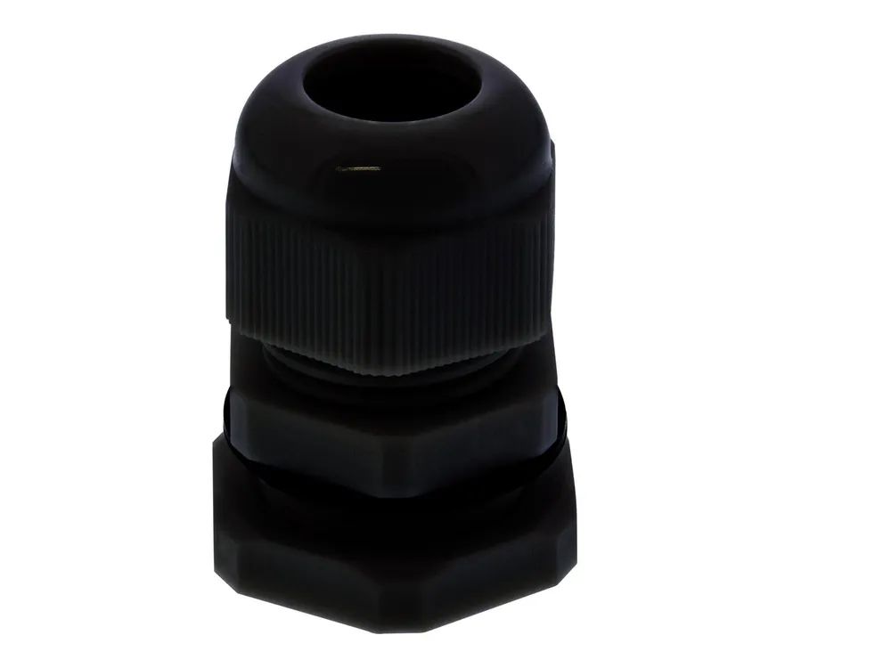 InLine Kabeldurchführung PG 13.5 Nylon IP68 6-12mm - schwarz - 10 Stück