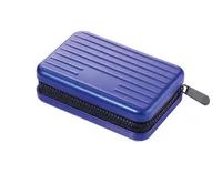 Troika CCC04-BL - Hülle - Blau - Aluminium - Polyester - 9 Taschen - 20 Karten - 80 g