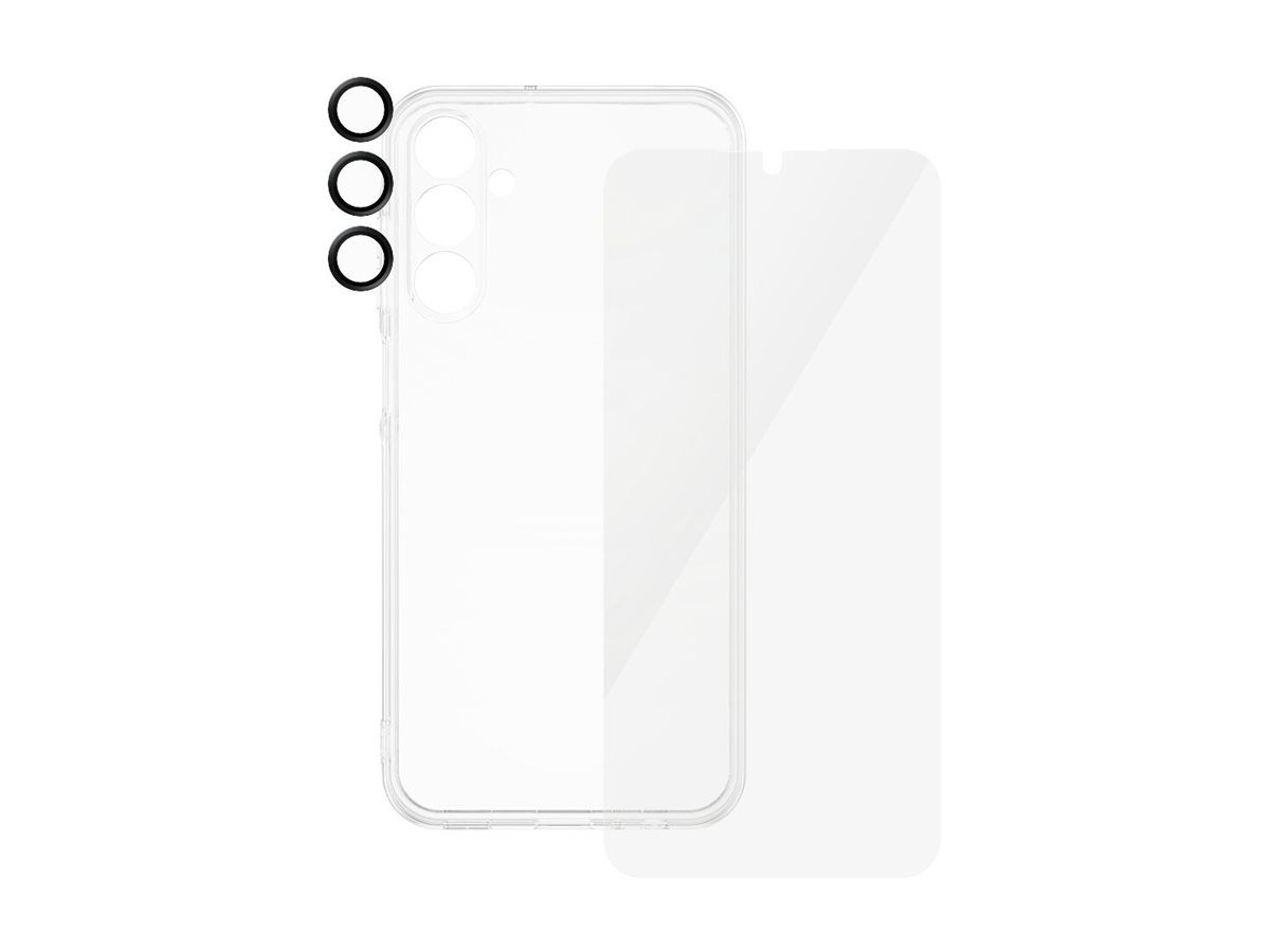 PanzerGlass SAFE. by PanzerGlass - 3-in-1 Schutzpacket - hintere Abdeckung für Mobiltelefon - Thermoplastisches Polyurethan (TPU)