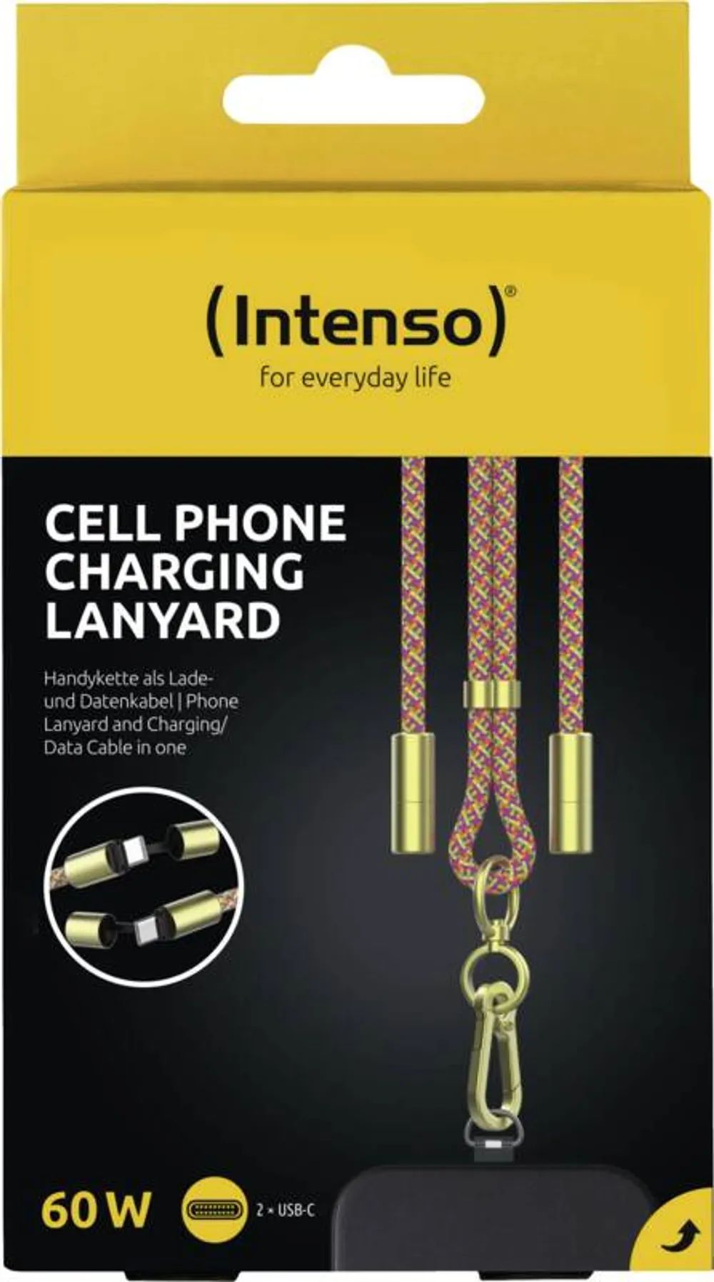 Intenso Cell Phone Charging Lanyard