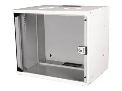 Equip Eco Mount - Schrank Netzwerkschrank - 540 x 400 mm - geeignet für Wandmontage - RAL 7035, Hellgrau - 9U - 48.3 cm (19")