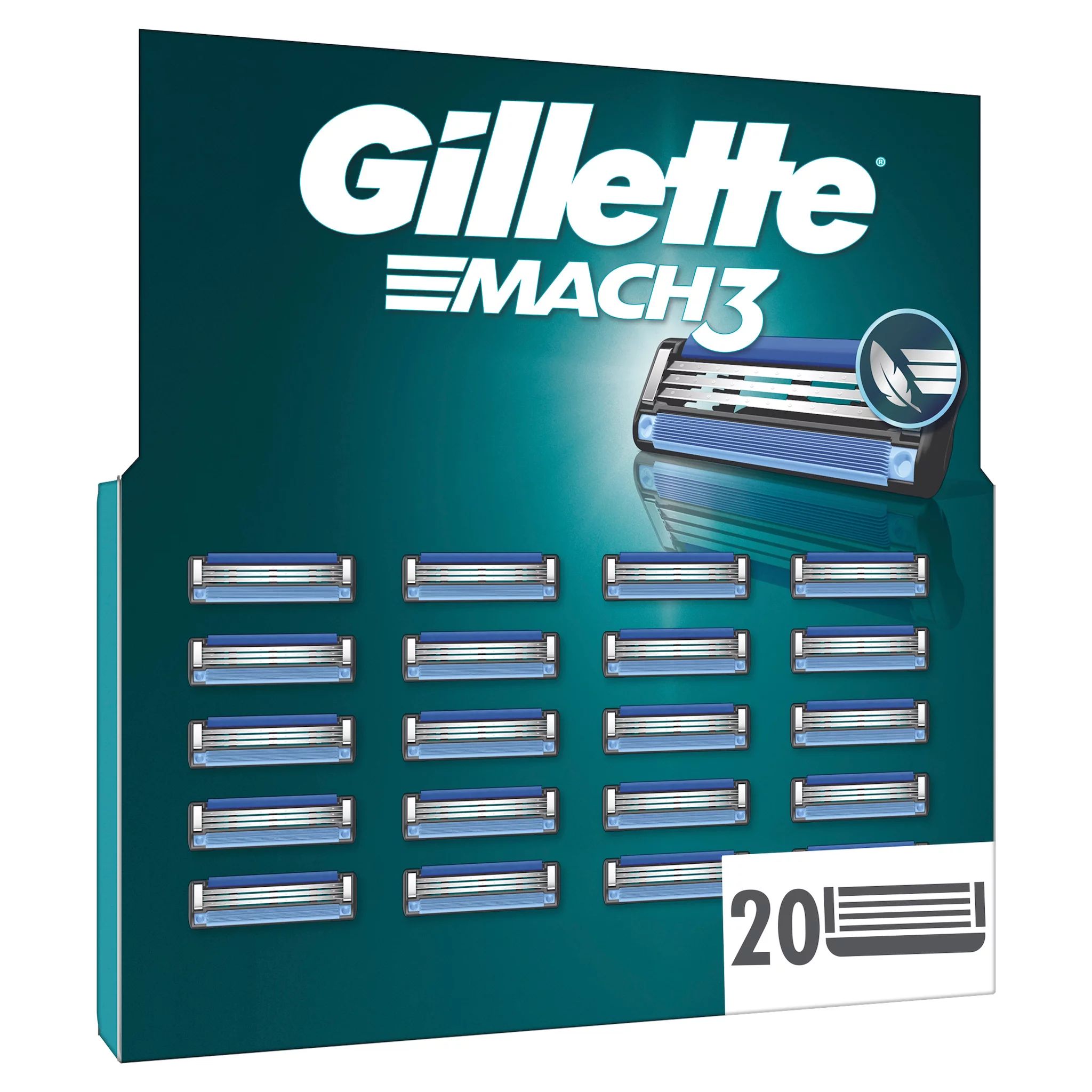 Gillette Mach3 Systemklingen 20er
