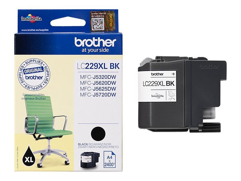 Brother LC229XLBK - Schwarz - original - Tintenpatrone