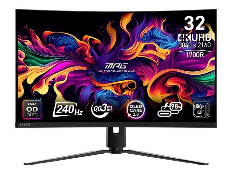 MSI MPG 321CURXDE QD-OLED - OLED-Monitor - Gaming - gebogen - 81.3 cm (32")