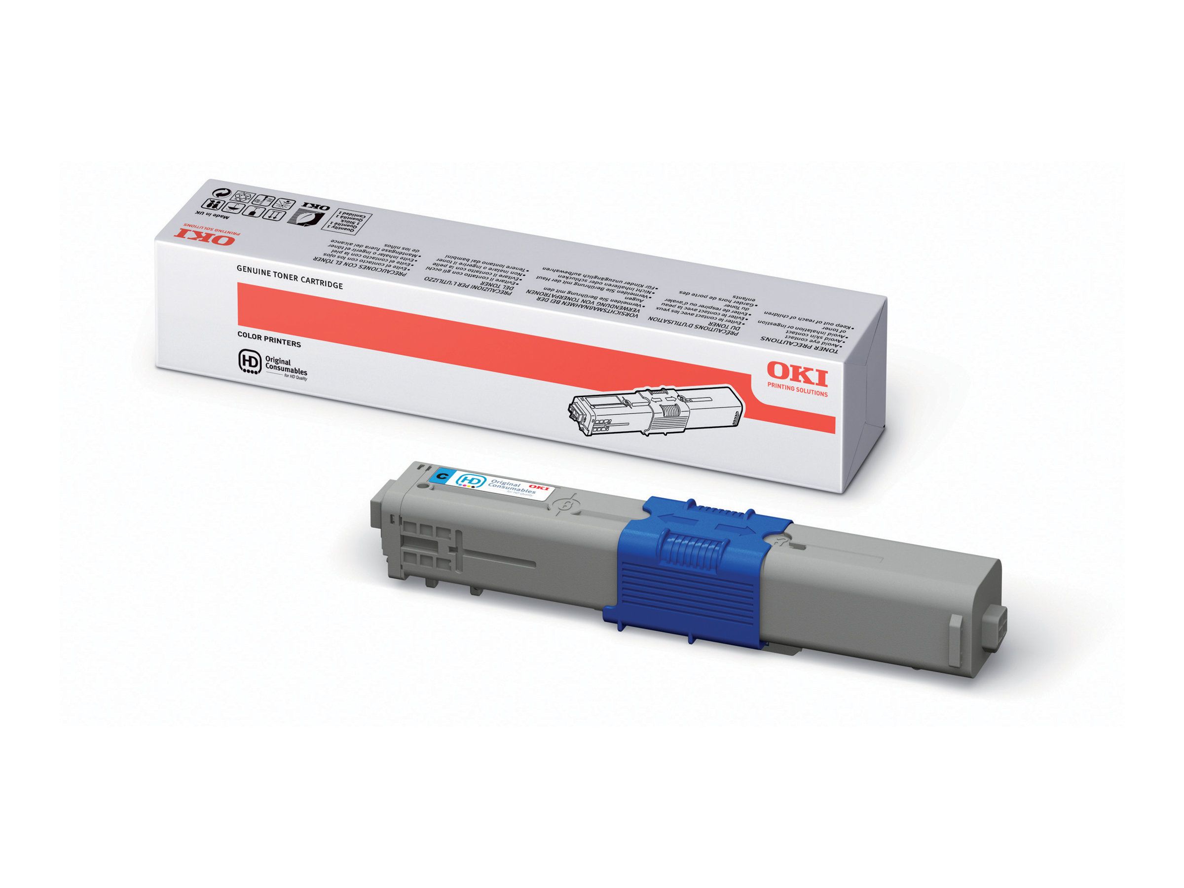 OKI Cyan - original - Tonerpatrone - für OKI MC351, MC352, MC361, MC362, MC561, MC562