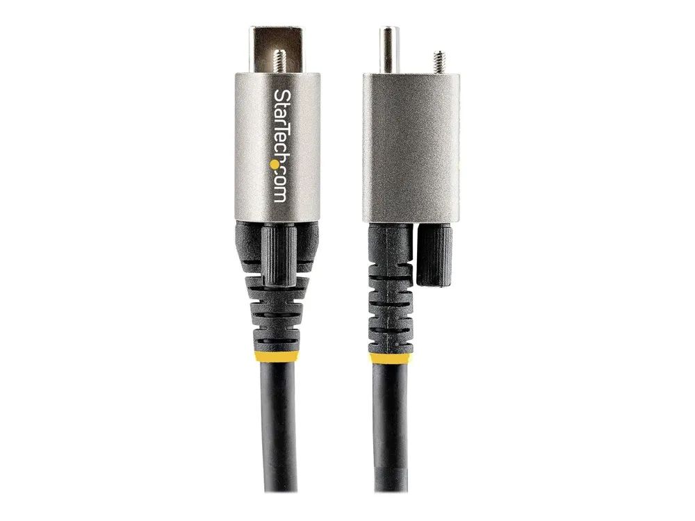 StarTech.com 1m USB-C Kabel mit Oberseite Schraubensicherung 10Gbit/s - USB 3.1/3.2 Gen 2 Typ-C Kabel - 100W (5A)