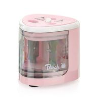 Peach PO102 - Elektrischer Bleistiftspitzer - Rose - Weiß - 1,2 cm - 6 mm - Akku