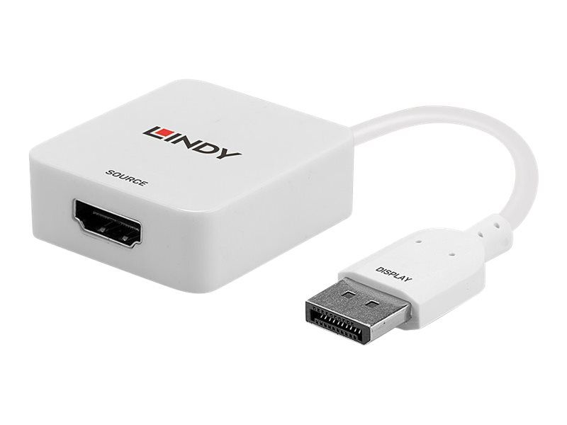 Lindy Video- / Audiokabel - HDMI, Gleichstromstecker 3,5 x 1,35 mm weiblich zu DisplayPort männlich